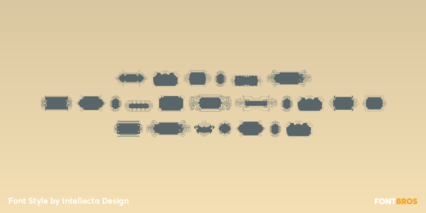 Ornate Blackboards Regular Poster