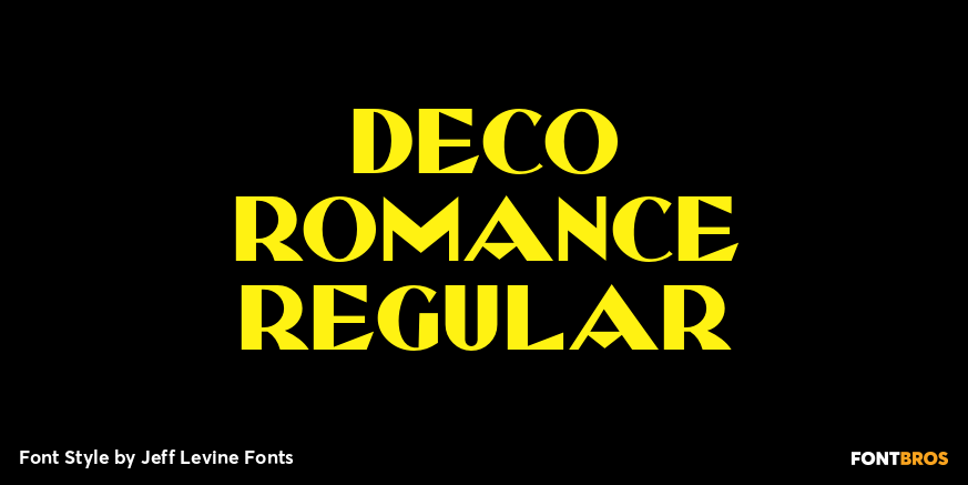 Deco Romance Regular Poster