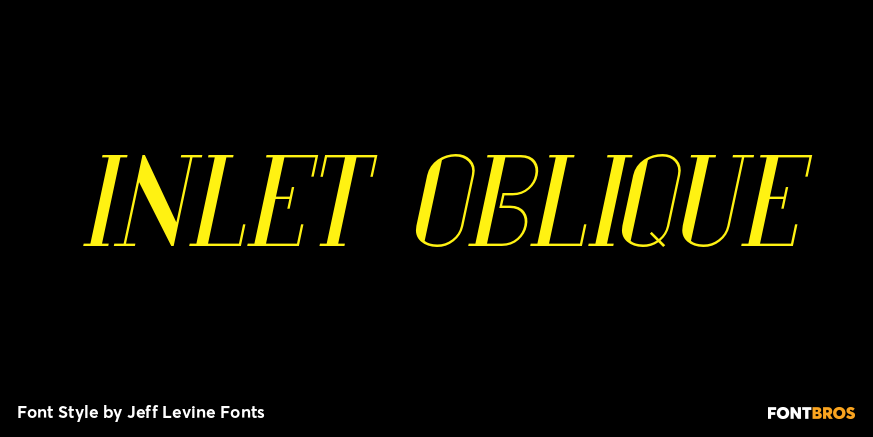Inlet Oblique Poster