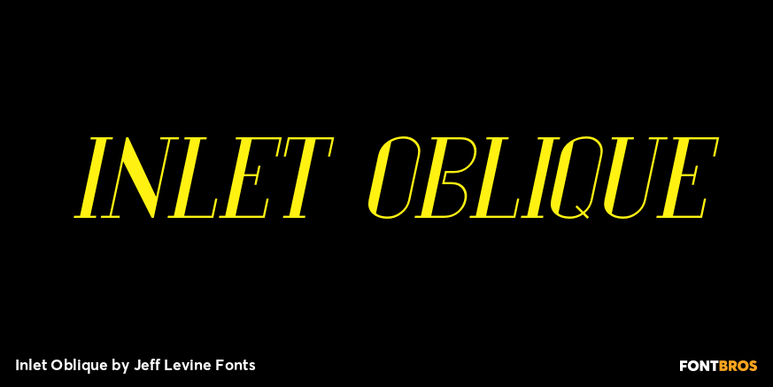 Inlet Oblique Poster