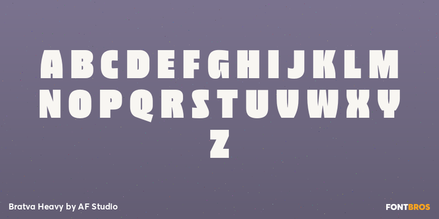 Bratva Heavy Font Poster #2