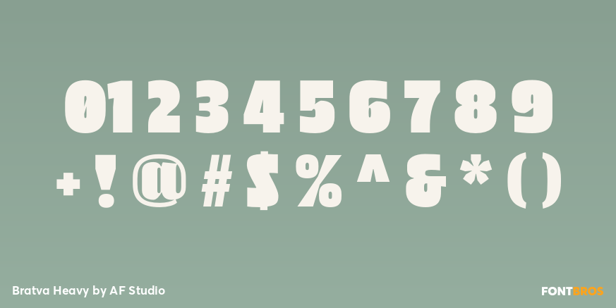 Bratva Heavy Font Poster #4