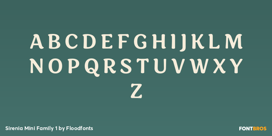 Sirenia Mini Family 1 Font Poster #2