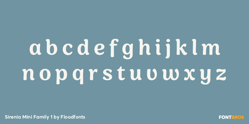 Sirenia Mini Family 1 Font Poster #3