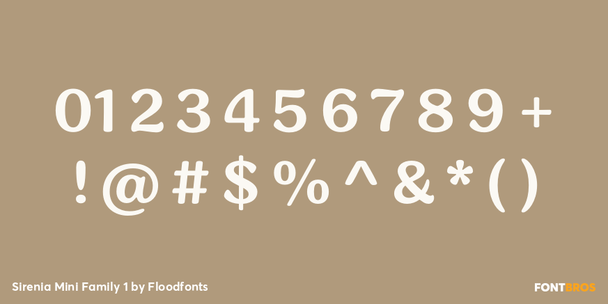 Sirenia Mini Family 1 Font Poster #4