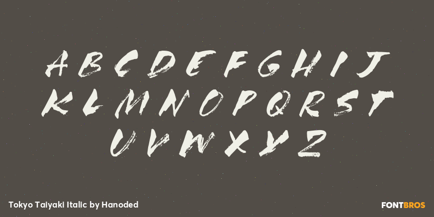 Tokyo Taiyaki Italic Font Poster #3