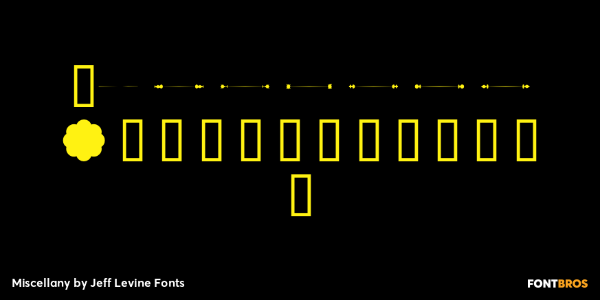 Miscellany Font Poster #1