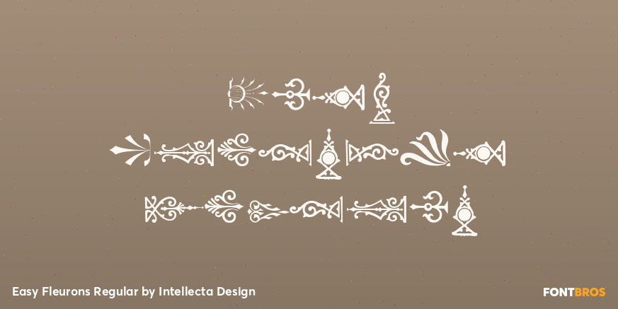 Easy Fleurons Regular Poster