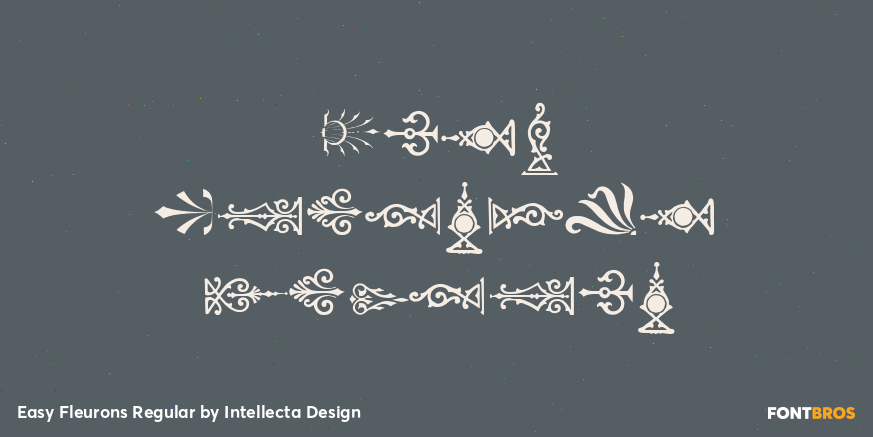 Easy Fleurons Regular Poster