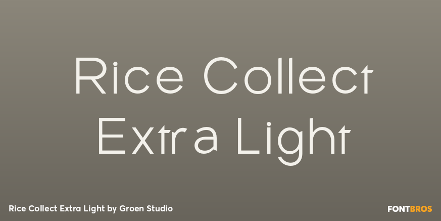 Rice Collect Extra Light Poster