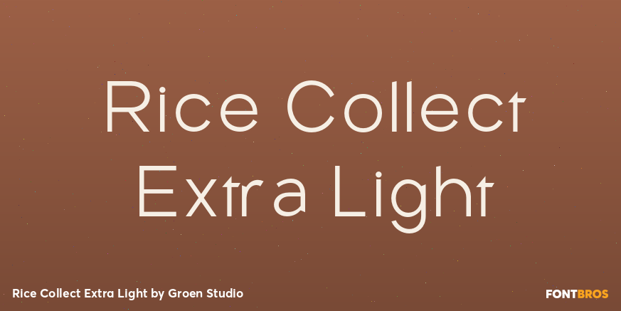 Rice Collect Extra Light Poster