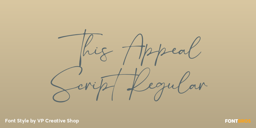 This Appeal Script Regular Poster