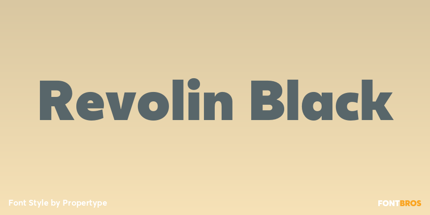 Revolin Black Poster