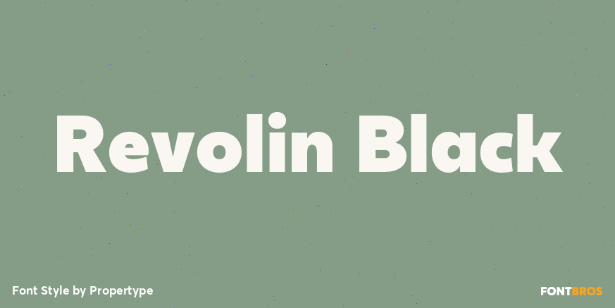 Revolin Black Poster