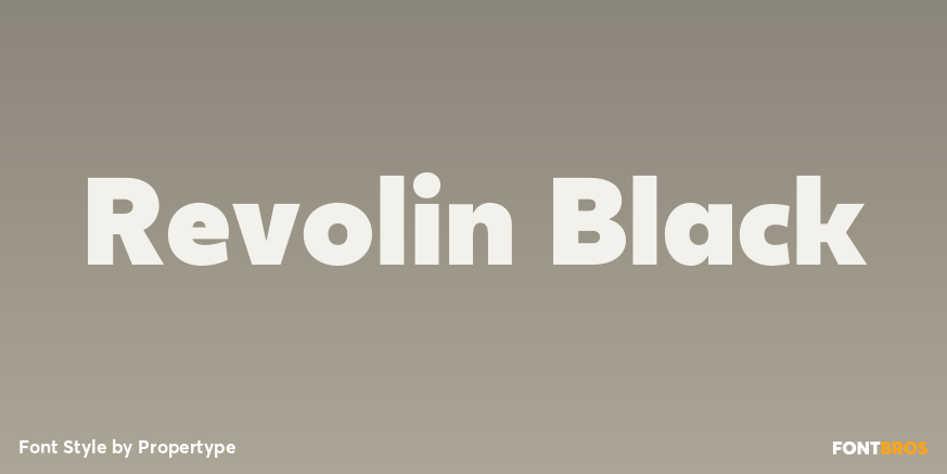 Revolin Black Poster