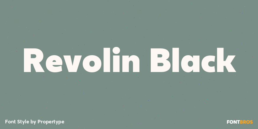 Revolin Black Poster