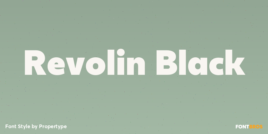 Revolin Black Poster