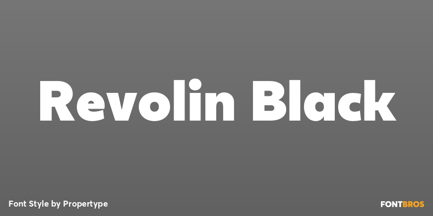 Revolin Black Poster