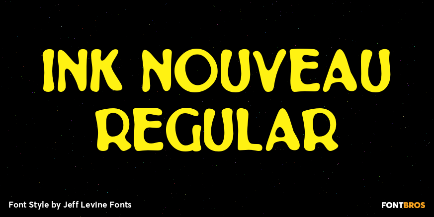 Ink Nouveau Regular Poster