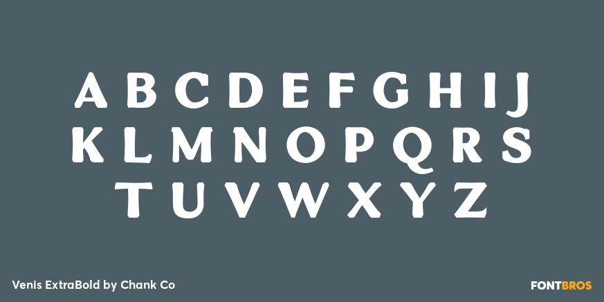 Venis ExtraBold Font Poster #2