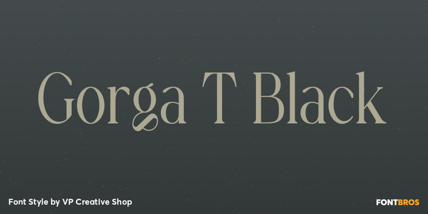 Gorga T Black Poster