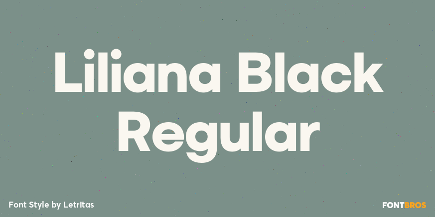 Liliana Black Regular Poster