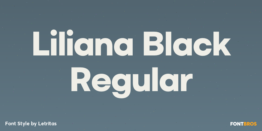 Liliana Black Regular Poster