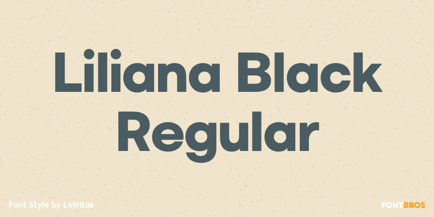 Liliana Black Regular Poster