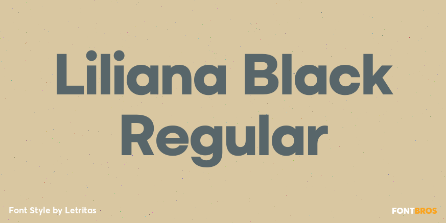 Liliana Black Regular Poster