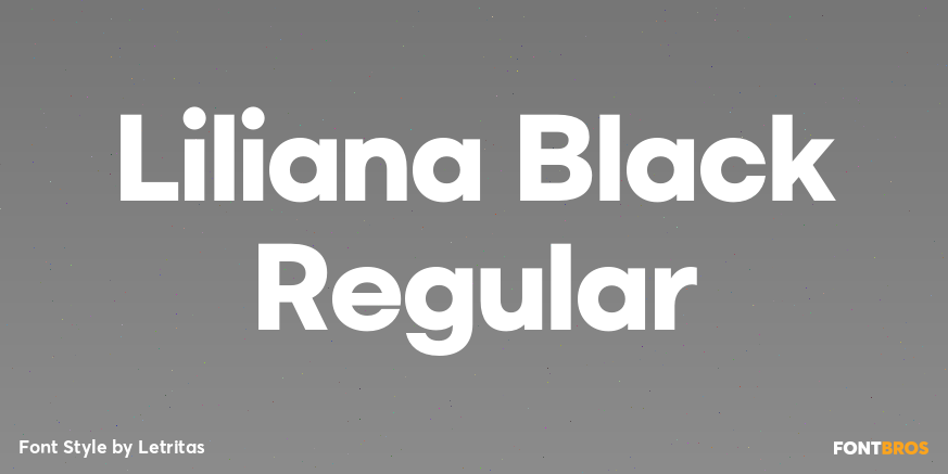 Liliana Black Regular Poster