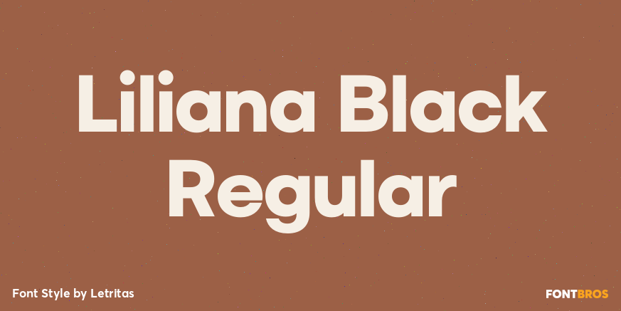 Liliana Black Regular Poster