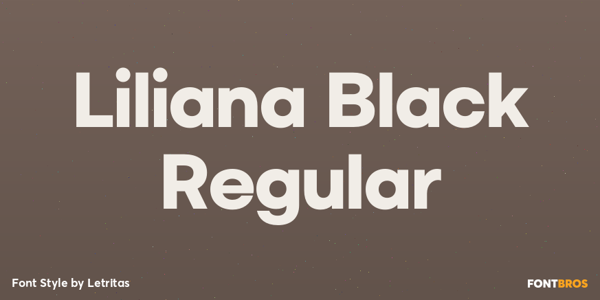 Liliana Black Regular Poster