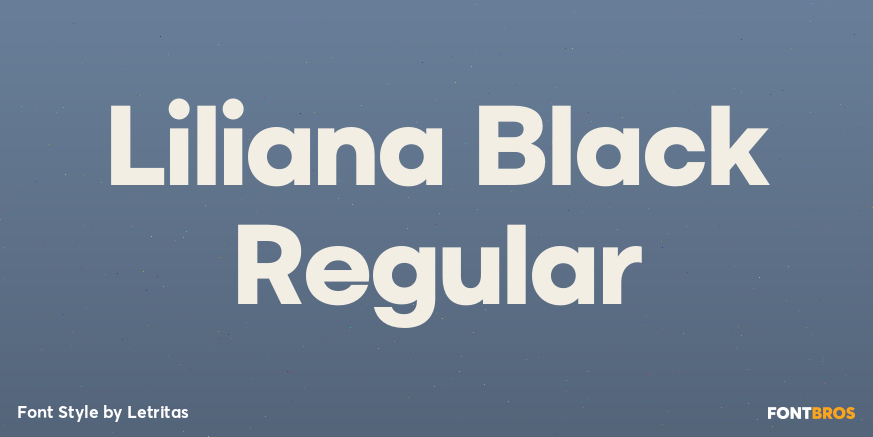 Liliana Black Regular Poster