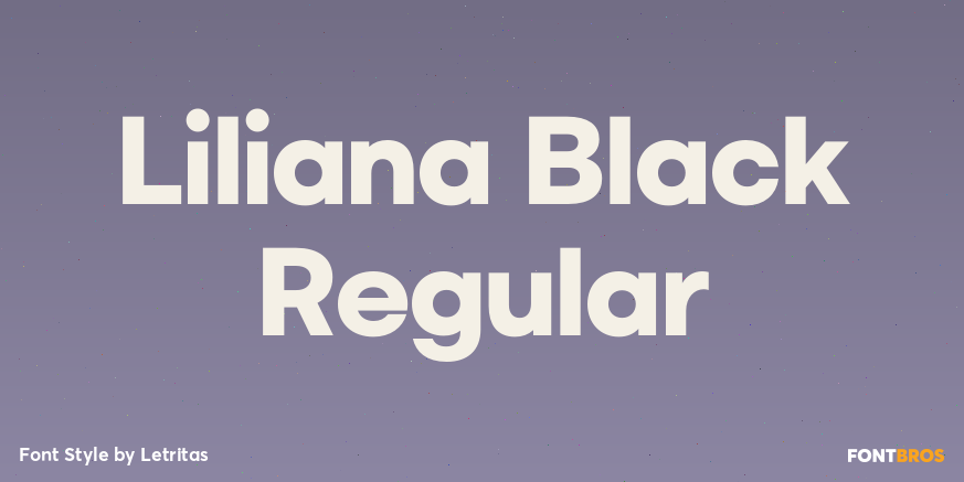 Liliana Black Regular Poster