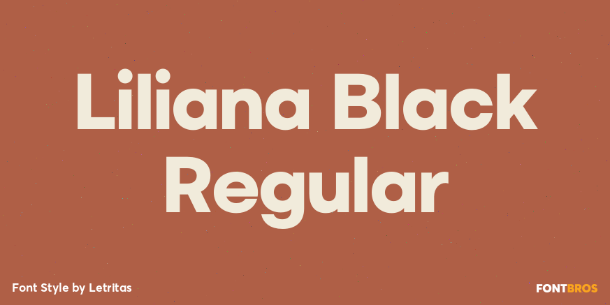 Liliana Black Regular Poster