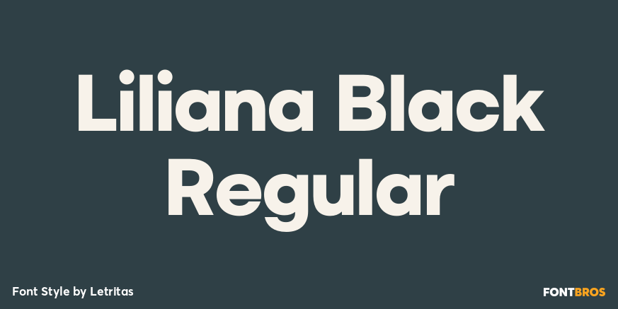 Liliana Black Regular Poster
