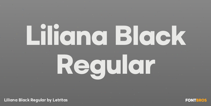 Liliana Black Regular Poster
