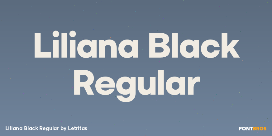 Liliana Black Regular Poster