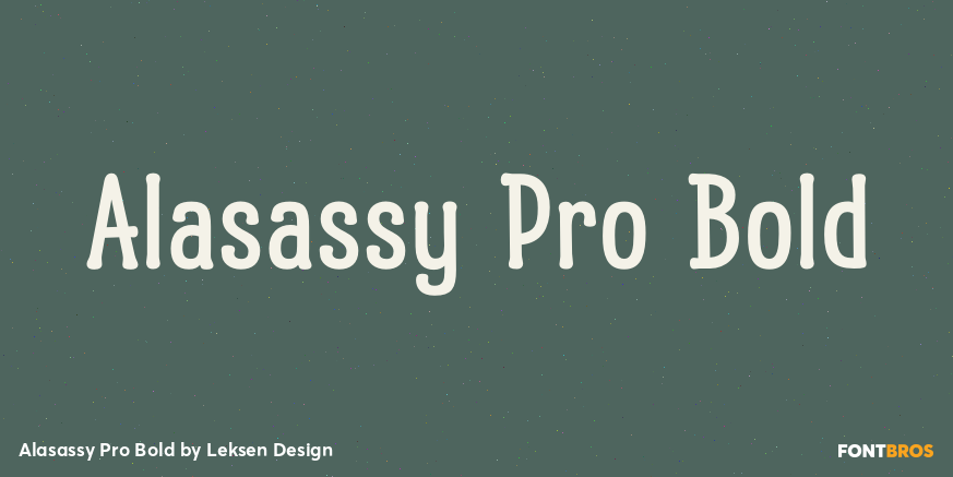 Alasassy Pro Bold Poster