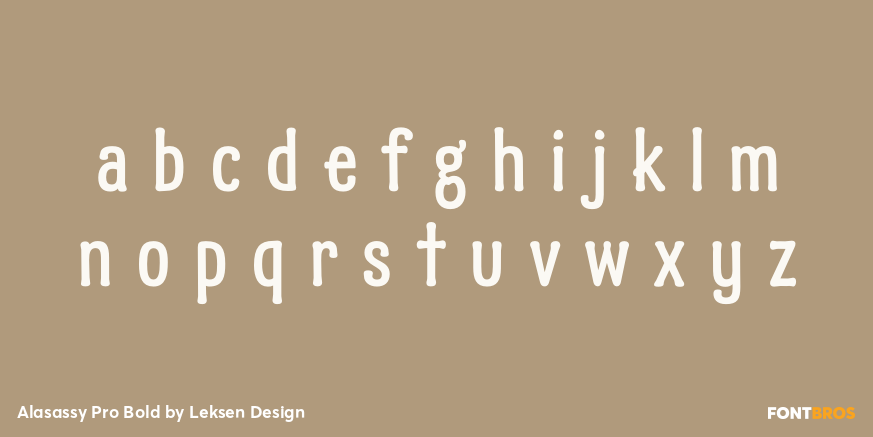 Alasassy Pro Bold Font Poster #3