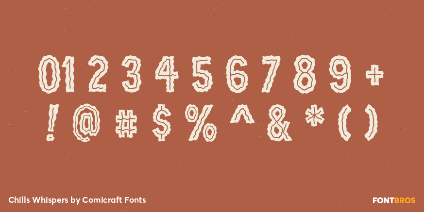 Chills Whispers Font Poster #4