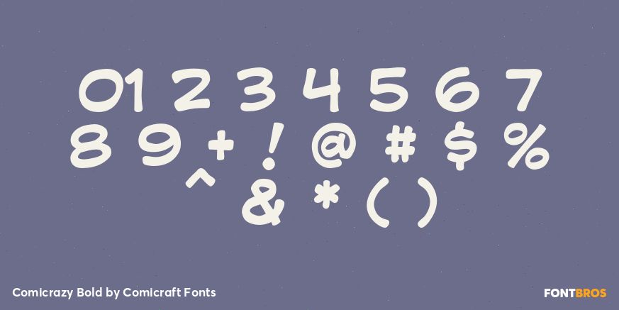 Comicrazy Bold Font Poster #1