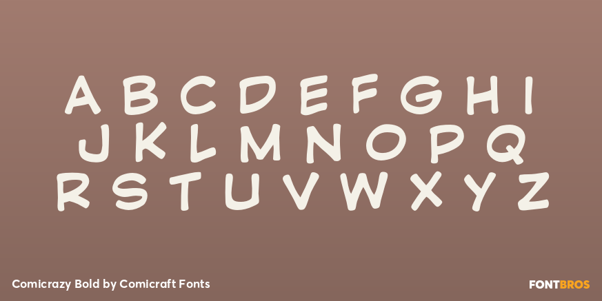 Comicrazy Bold Font Poster #1
