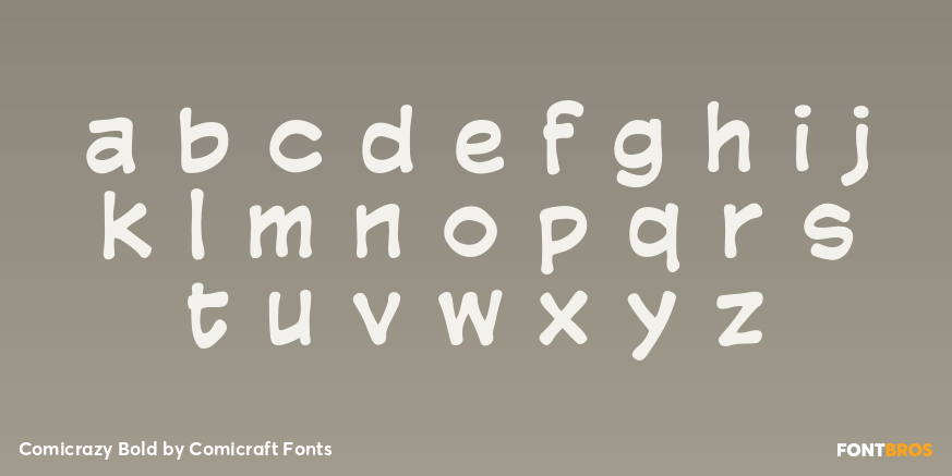 Comicrazy Bold Font Poster #1