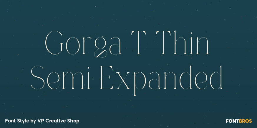 Gorga T Thin Semi Expanded Poster