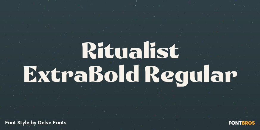 Ritualist ExtraBold Regular Font Poster #1