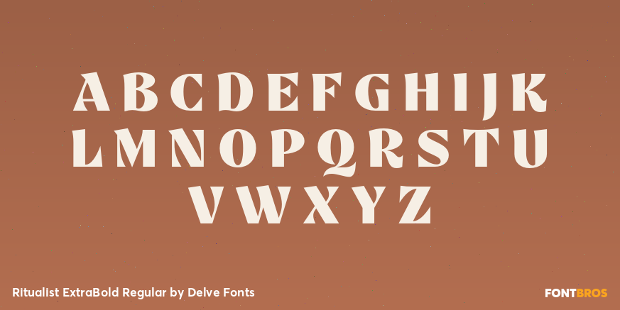 Ritualist ExtraBold Regular Font Poster #2