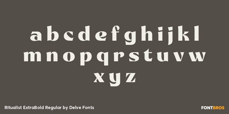 Ritualist ExtraBold Regular Font Poster #3