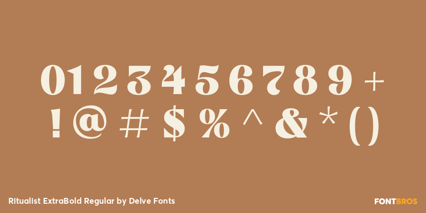 Ritualist ExtraBold Regular Font Poster #4