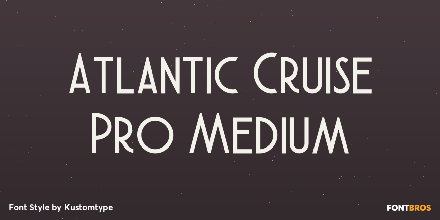 Atlantic Cruise Pro Medium Poster
